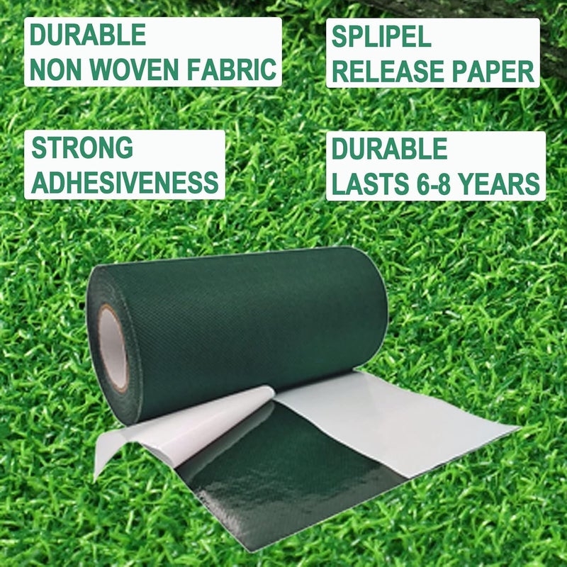 ARRYNTHEON Turf Tape Artificial Grass Tape Self Adhesive Turf Seam Tape for Artificial Turf, Tape for Connecting Turf, Lawn, Fake Grass Carpet (6" x 33') - Image 4